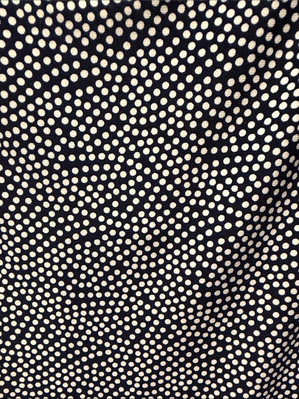 Anne Klein Navy and White Polka Dot Sleeveless V-Neck 1X - Picture 6 of 6